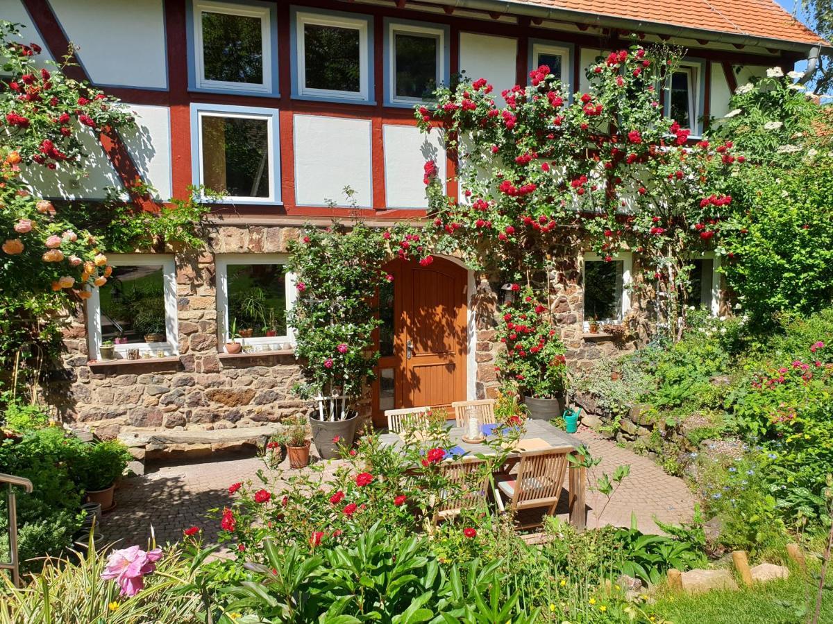 Ferienhaus Burgblick Münzenberg Exterior foto